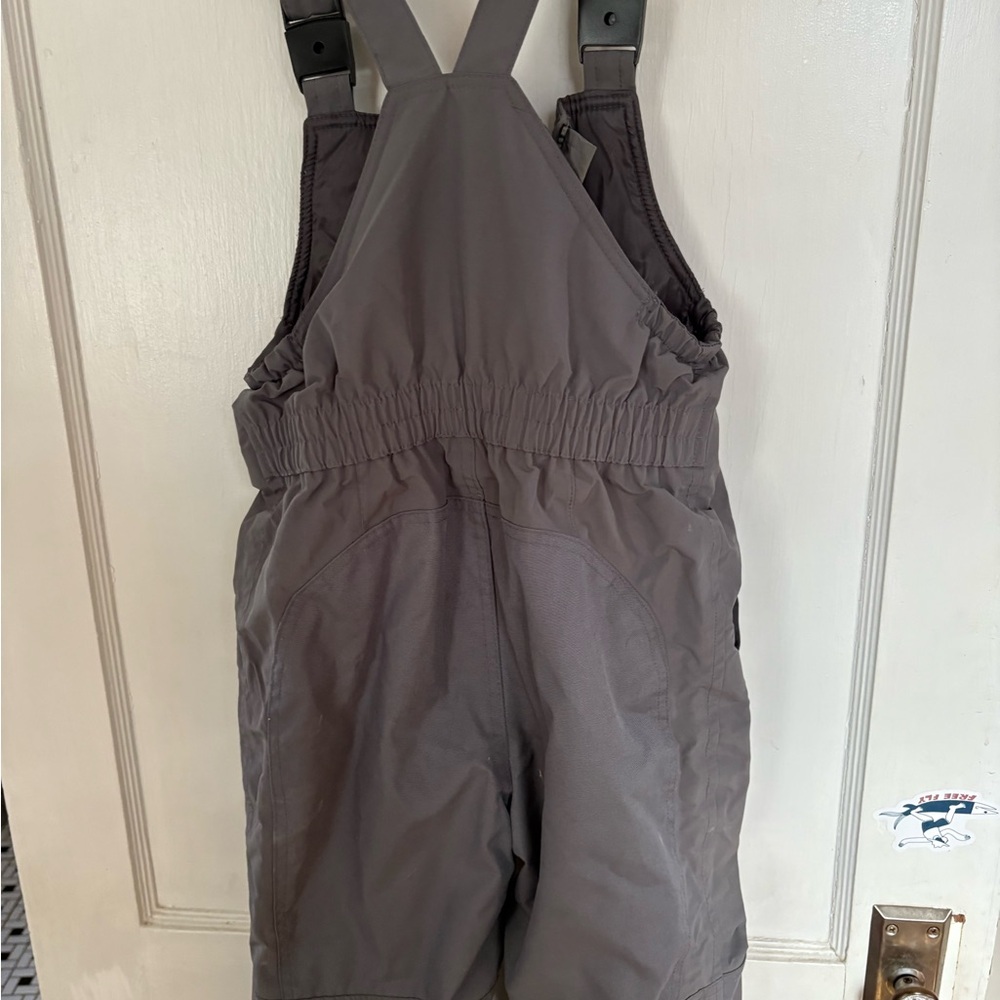Lands' End grey Snow Bib Overalls
